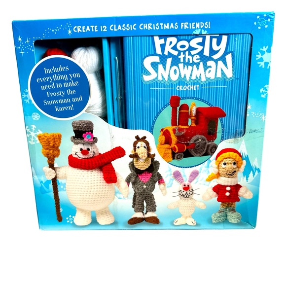 Frosty the Snowman Crochet Kit 12 Christmas Friends NEW - Picture 1 of 4